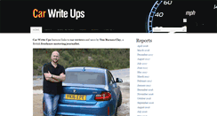 Desktop Screenshot of carwriteups.co.uk